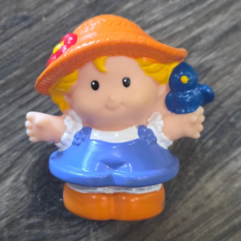Fisher-Price Little People Sarah Lynn Blue Bird Figure 2.5in Collectible 2001